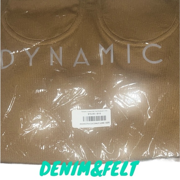 Dynamic Coconut (Tan) Contour Ribbed Tank Bodysuit | NEW/NWT!!🤎🥥🌴 - Picture 4 of 4